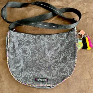 Sakroots crossbody bag black